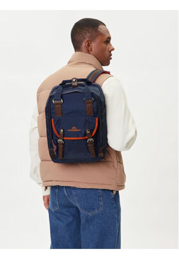 Doughnut Plecak You-Niverse Macaroon D010YU-0069-F Granatowy. Kolor: niebieski. Materiał: materiał