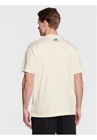 New Balance T-Shirt Athletics MT23561 Żółty Relaxed Fit. Kolor: żółty. Materiał: bawełna #4