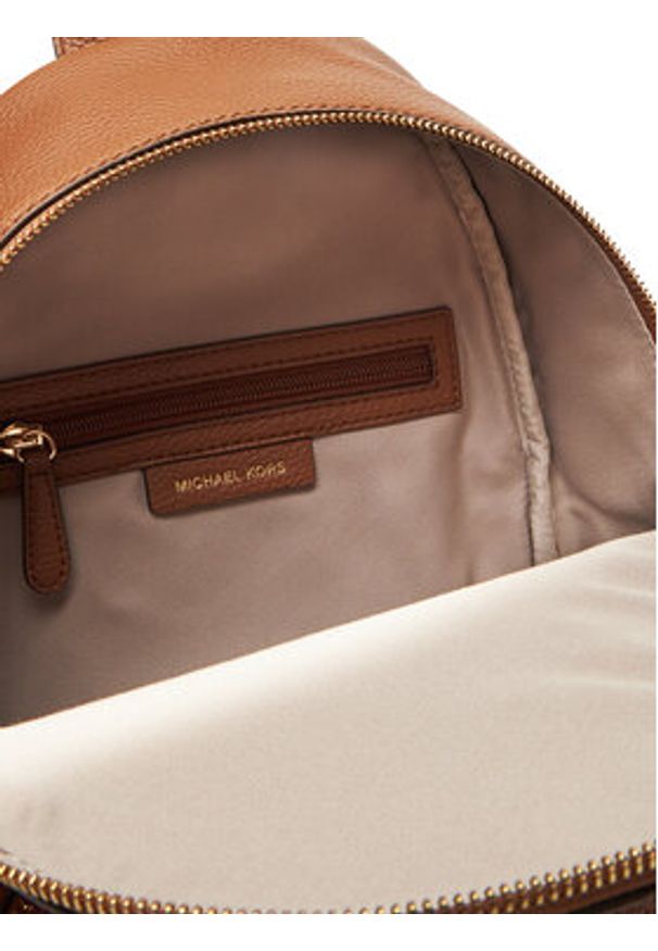 MICHAEL Michael Kors Plecak Tanner 30T5GTNB2L Brązowy. Kolor: brązowy. Materiał: skóra