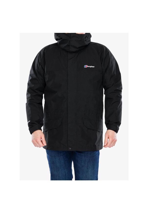 Kurtka GORE TEX męska Berghaus Cornice Jacket IA. Kolor: czarny. Technologia: Gore-Tex