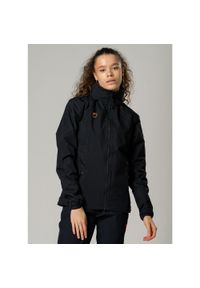 POWERLAYER - Kurtka damska Playerlayer P-995 z kapturem – czarna. Typ kołnierza: kaptur. Kolor: czarny. Sport: turystyka piesza #1