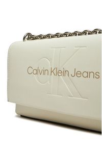 Calvin Klein Jeans Torebka K60K612221 Écru. Materiał: skórzane