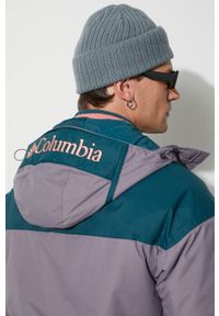 columbia - Columbia kurtka. Kolor: fioletowy. Materiał: materiał #6