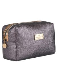 Kosmetyczka damska Peterson PTN KOS-L02 fioletowa. Kolor: fioletowy. Materiał: materiał