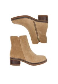 Clara Barson Botki CEO-LM13355-X06 Beżowy. Kolor: beżowy. Materiał: materiał #4