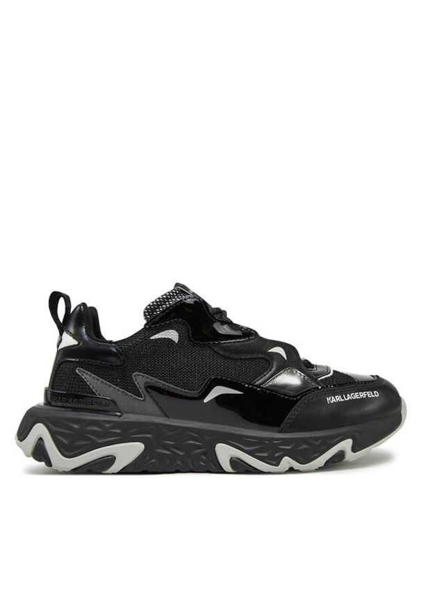 Karl Lagerfeld - KARL LAGERFELD Sneakersy Blaze KL62423M Czarny. Kolor: czarny. Materiał: skóra