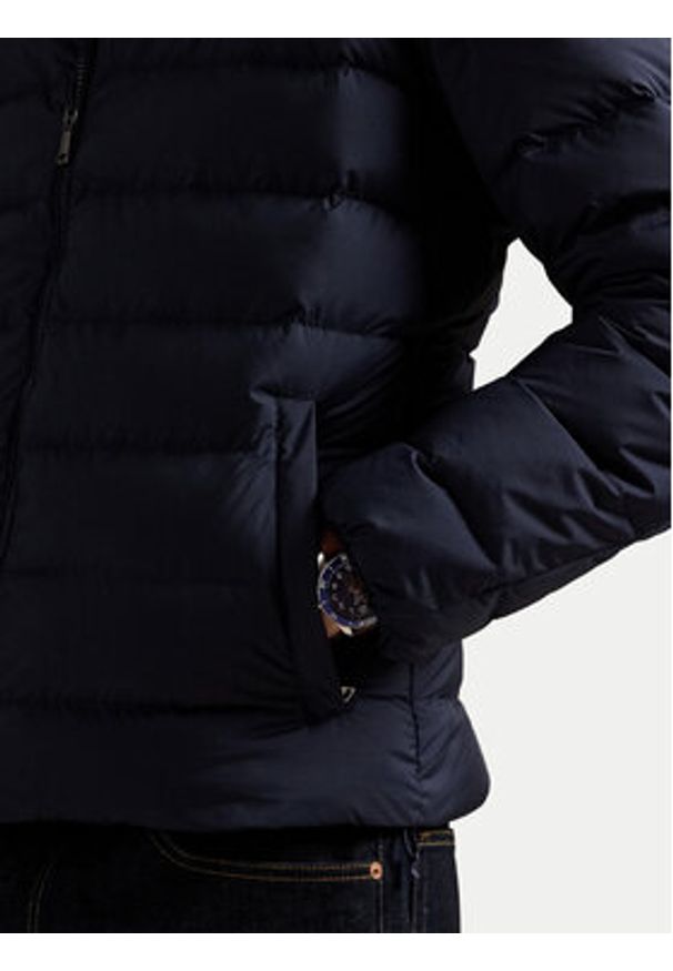 Polo Ralph Lauren Kurtka puchowa 710967774001 Granatowy Regular Fit. Typ kołnierza: polo. Kolor: niebieski. Materiał: syntetyk