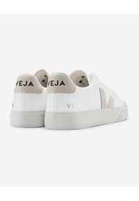 Veja - VEJA - Białe sneakersy Campo. Kolor: biały. Materiał: jeans, guma, zamsz. Wzór: gładki #7