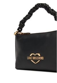 Love Moschino - LOVE MOSCHINO Torebka JC4312PP0MK1300A Czarny. Kolor: czarny. Materiał: skórzane