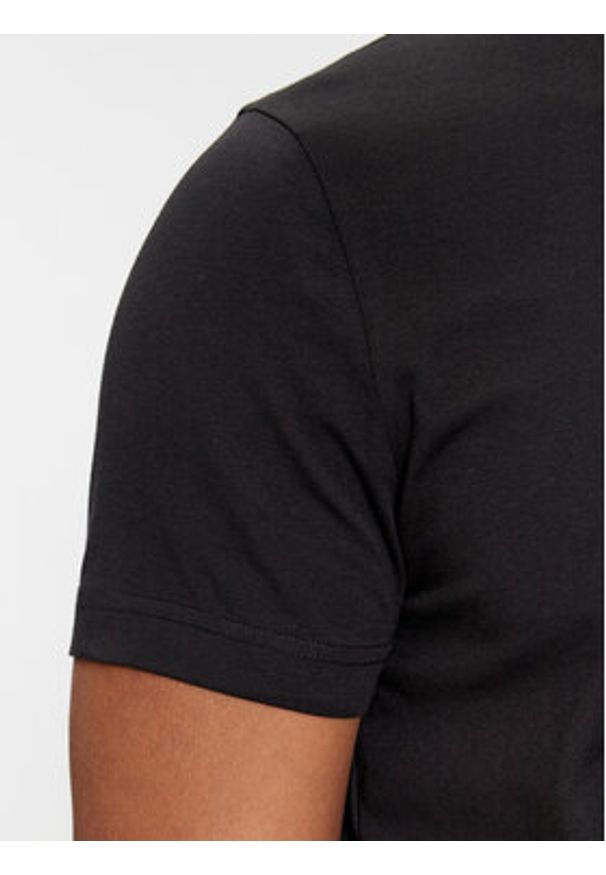Calvin Klein T-Shirt K10K112724 Czarny Slim Fit. Kolor: czarny. Materiał: bawełna