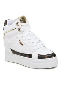 Guess Sneakersy Fridan FL7FRI FAL12 Biały. Kolor: biały. Materiał: skóra #2