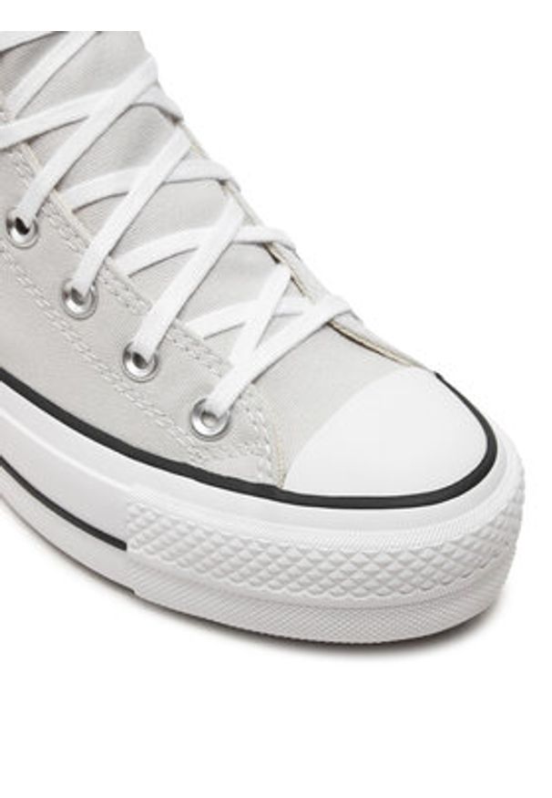 Converse Trampki Chuck Taylor All Star Lift Platform Hi A08287C Szary. Kolor: szary. Materiał: materiał. Obcas: na platformie