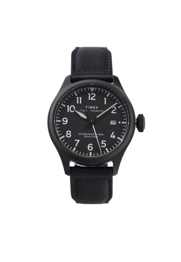 Timex Zegarek Waterbury Ace TW2Y18900 Czarny. Kolor: czarny