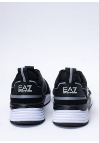 Buty sportowe męskie EA7 Emporio Armani (X8X070 XK165 N629). Okazja: na co dzień. Kolor: czarny. Materiał: materiał, skóra ekologiczna, guma. Szerokość cholewki: normalna #4