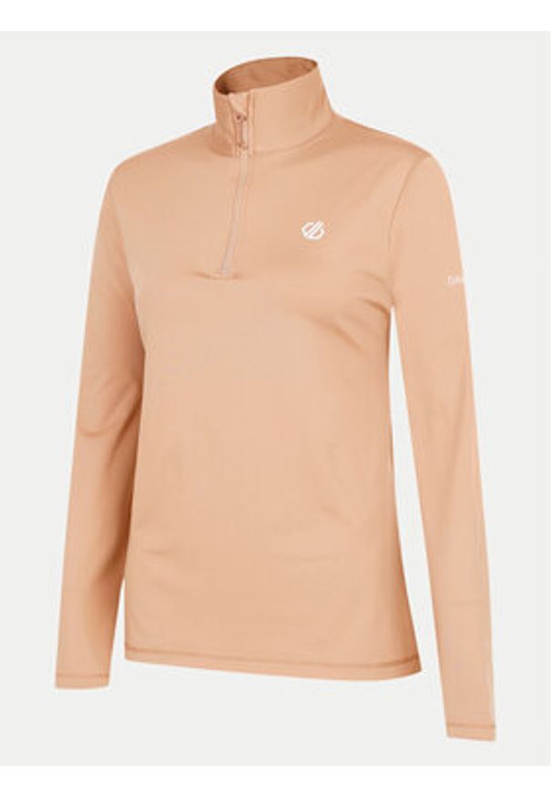 Dare2B Bluza techniczna Lowline II DWL452 Beżowy Slim Fit. Kolor: beżowy. Materiał: syntetyk