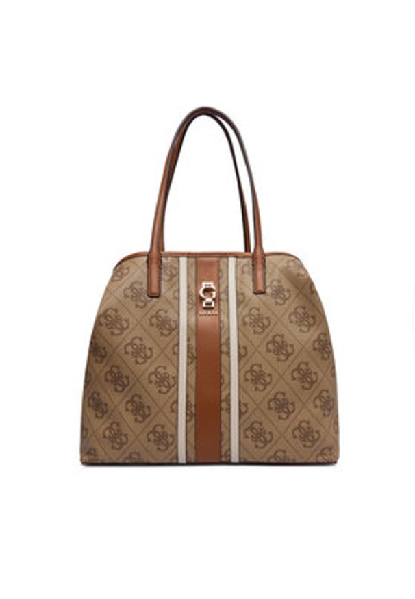 Guess Torebka Erenia HWSO78 38240 Brązowy. Kolor: brązowy. Materiał: skórzane