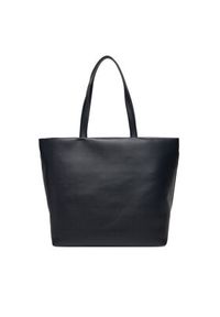 TOMMY HILFIGER - Tommy Hilfiger Torebka Th Logotape Tote AW0AW17693 Granatowy. Kolor: niebieski. Materiał: skórzane #5