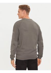 BOSS - Boss Sweter Perform-X_Cn 50498519 Szary Regular Fit. Kolor: szary. Materiał: bawełna, syntetyk #5