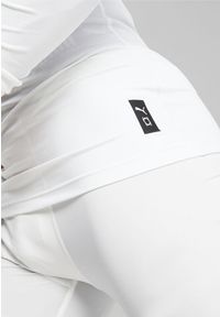 Puma - Męska koszulka z długim rękawem do koszykówki Hoops Team PUMA White. Kolor: biały. Długość rękawa: długi rękaw. Długość: długie. Sport: koszykówka