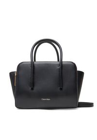 Calvin Klein Torebka Carryall Micro Leather Tote LV04F3057G Czarny. Kolor: czarny. Materiał: skórzane #6