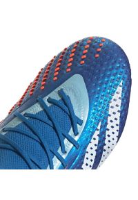 Adidas - Buty piłkarskie adidas Predator Accuracy.1 Sg M IF2296 niebieskie. Zapięcie: sznurówki. Kolor: niebieski. Materiał: guma. Szerokość cholewki: normalna. Sport: piłka nożna #6