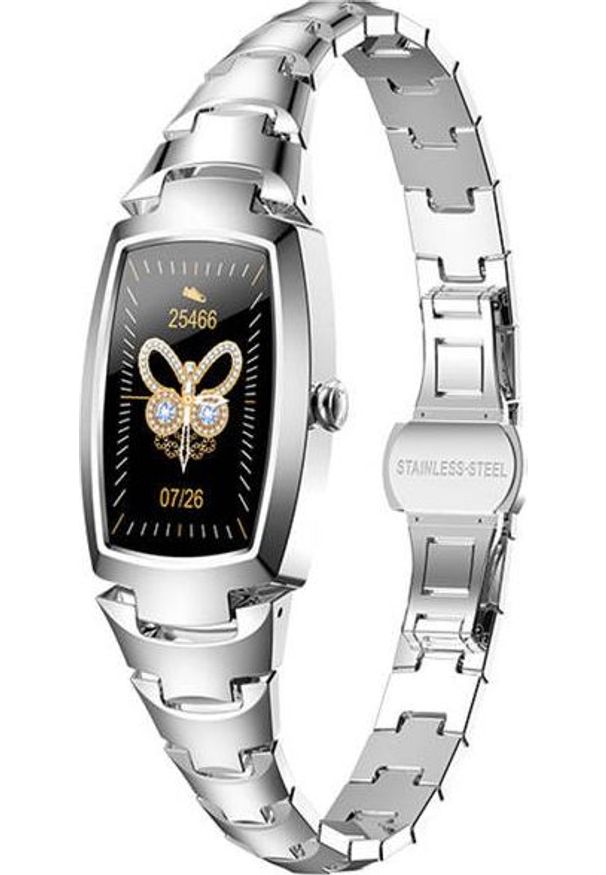 Smartwatch Active Band H8 Pro Srebrny. Rodzaj zegarka: smartwatch. Kolor: srebrny