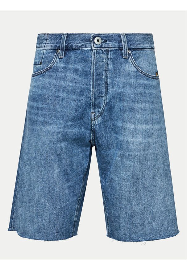 G-Star RAW - G-Star Raw Szorty jeansowe Dakota D24411-D536-G326 Niebieski Regular Fit. Kolor: niebieski. Materiał: bawełna