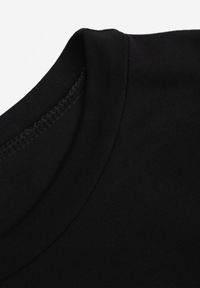 Born2be - Czarna Sukienka Pudełkowa w Stylu T-shirtowym Zanisea. Okazja: na co dzień. Kolor: czarny. Materiał: materiał. Długość rękawa: krótki rękaw. Typ sukienki: proste. Styl: casual #4