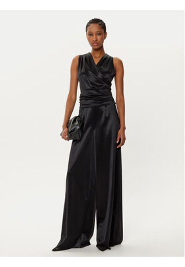 BOSS Kombinezon Eluvini 50528621 Czarny Regular Fit. Kolor: czarny. Materiał: syntetyk