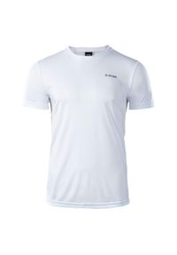 Hi-tec - T-Shirt Męski Trening Sibic. Kolor: biały. Sport: fitness