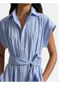 Polo Ralph Lauren Sukienka koszulowa 211A96363001 Błękitny Regular Fit. Typ kołnierza: polo. Kolor: niebieski. Materiał: bawełna. Typ sukienki: koszulowe #2