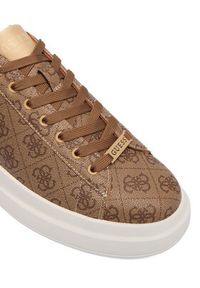 Guess Sneakersy FMPELA FAL12 Brązowy. Kolor: brązowy. Materiał: skóra #3