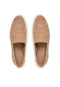 Max Mara Lordsy Softloafer 24145212316 Beżowy. Kolor: beżowy. Materiał: nubuk, skóra #5