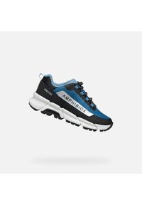 Buty juniorskie Geox Flexyper Plus. Kolor: pomarańczowy, wielokolorowy, niebieski, turkusowy