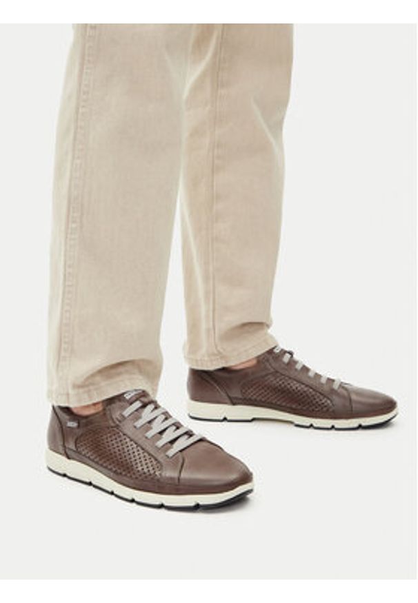 Pikolinos Półbuty M4A-6376C1 Szary. Kolor: szary. Materiał: skóra