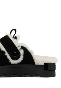 sorel - Sorel Kapcie Viibe Clog Suede Cozy 2048521010 Czarny. Kolor: czarny. Materiał: skóra, zamsz