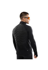 SIROKO - Męska lekka ocieplana kurtka treningowa Fitness Siroko Elevate. Kolor: czarny. Materiał: materiał. Sezon: zima. Sport: fitness #2