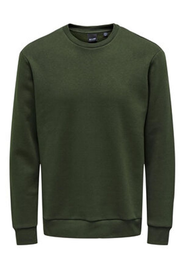 Only & Sons Bluza 22018683 Zielony Regular Fit. Kolor: zielony. Materiał: bawełna, syntetyk
