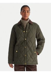 Hunter Kurtka przejściowa Witton HARW0004252 Zielony Regular Fit. Kolor: zielony. Materiał: syntetyk