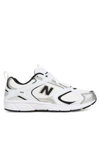New Balance Sneakersy ML408WB Biały. Kolor: biały. Materiał: skóra