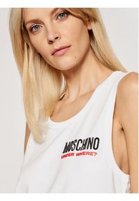 Moschino Underwear & Swim - MOSCHINO Underwear & Swim Sukienka codzienna 4003 9021 Biały Regular Fit. Okazja: na co dzień. Kolor: biały. Materiał: bawełna. Typ sukienki: proste. Styl: casual #3