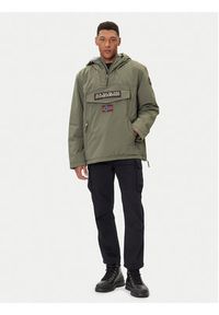 Napapijri Kurtka anorak Rainforest Pocket 2 NP0A4GMD Zielony Regular Fit. Kolor: zielony. Materiał: syntetyk #5