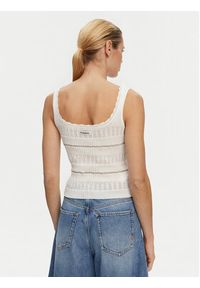 Pinko - PINKO Top 104736 A2FC Biały Regular Fit. Kolor: biały. Materiał: bawełna #4
