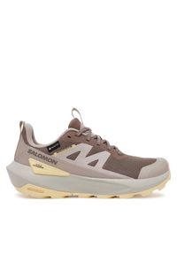 salomon - Salomon Trekkingi Elixir Activ Gore-Tex L47760100 Brązowy. Kolor: brązowy. Materiał: materiał