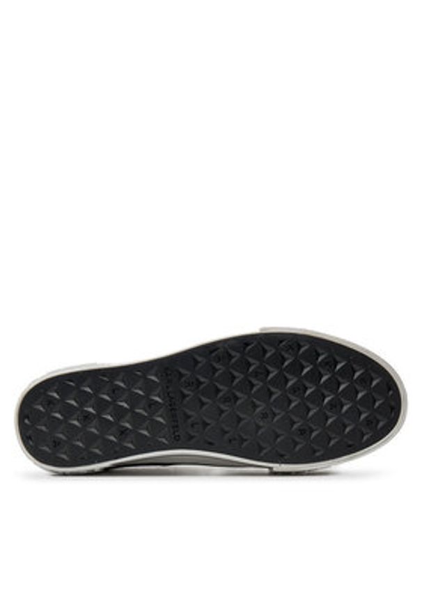 Karl Lagerfeld - KARL LAGERFELD Trampki KL60424 Czarny. Kolor: czarny. Materiał: materiał