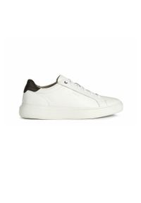 Geox Buty kolor biały. Nosek buta: okrągły. Zapięcie: sznurówki. Kolor: biały. Materiał: guma #1