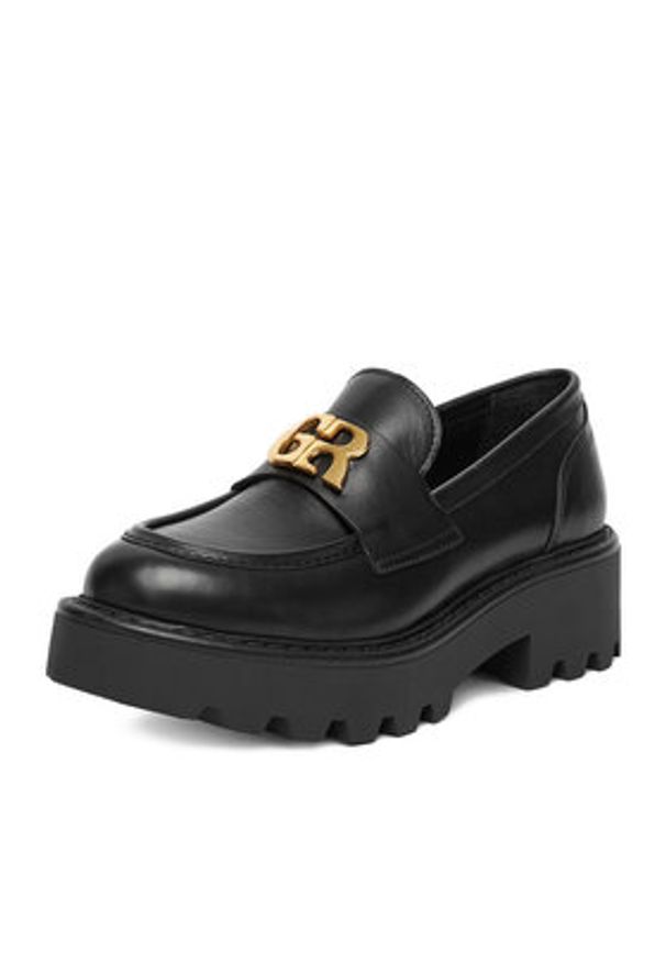 Gino Rossi Loafersy EO-ROYA-8103-25 Czarny. Kolor: czarny. Materiał: skóra