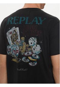 Replay T-Shirt M6949 .000.2660 Czarny Regular Fit. Kolor: czarny. Materiał: bawełna #4