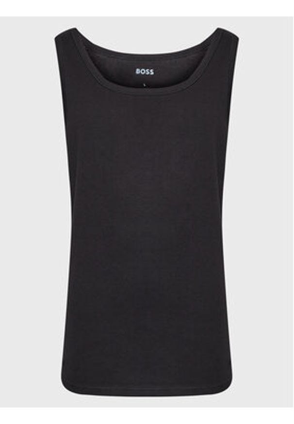 BOSS - Boss Komplet 3 tank topów 50475278 Czarny Regular Fit. Kolor: czarny. Materiał: bawełna