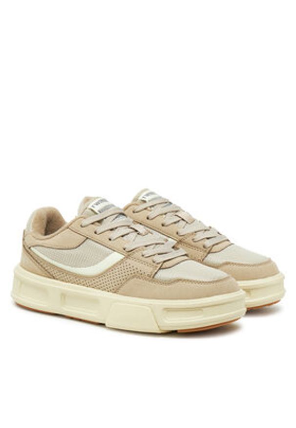 TwinSet - TWINSET Sneakersy 251TCP034 Beżowy. Kolor: beżowy. Materiał: materiał